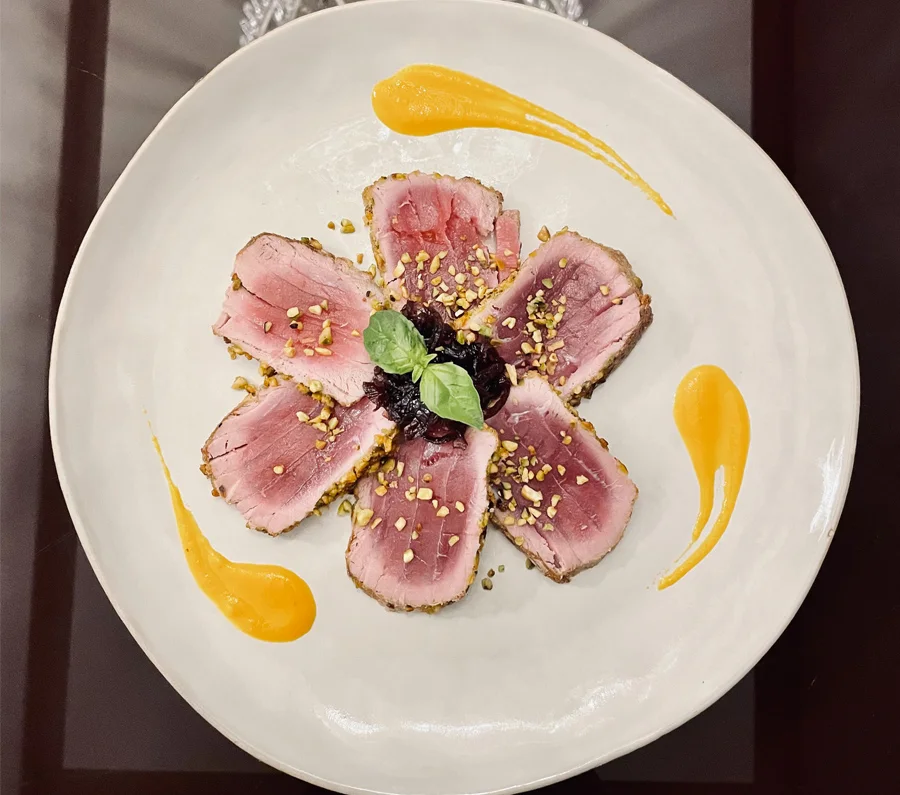 Un piatto dalla cucina del Libeccio