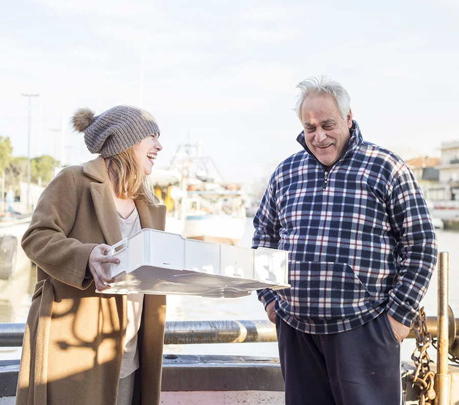 Un incontro al porto